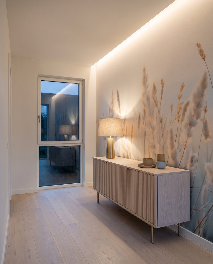 Iarbă pe albastru pal — interior 10