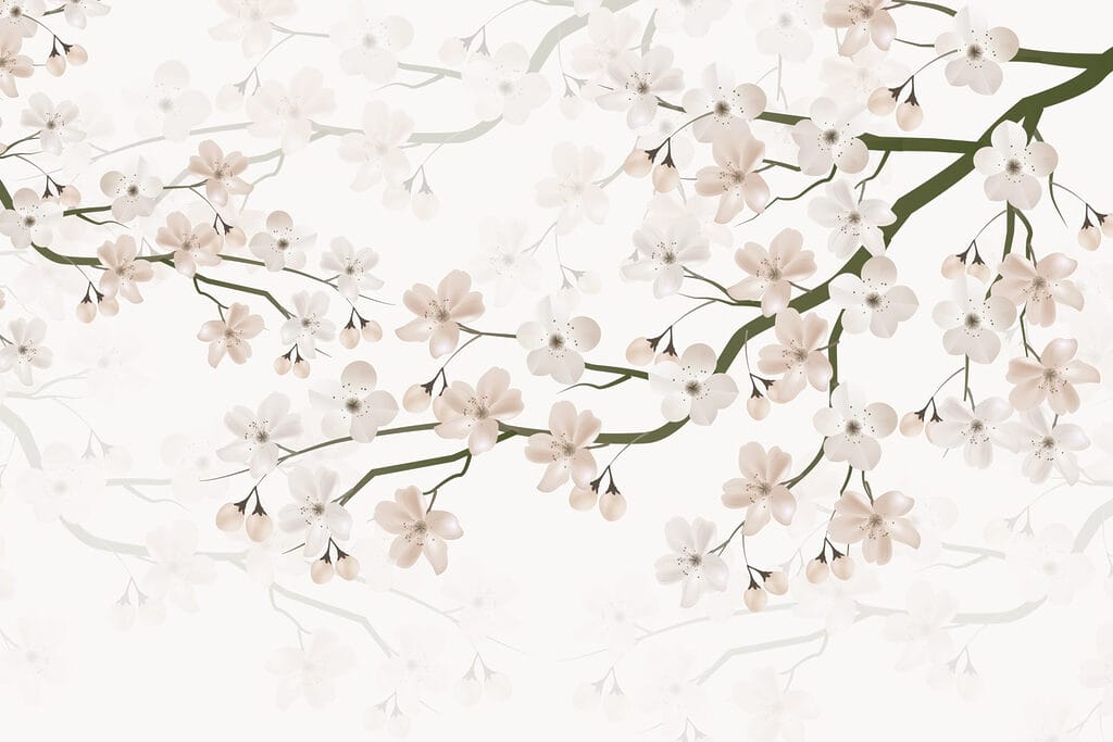 Floare roz pe curbă — design complet