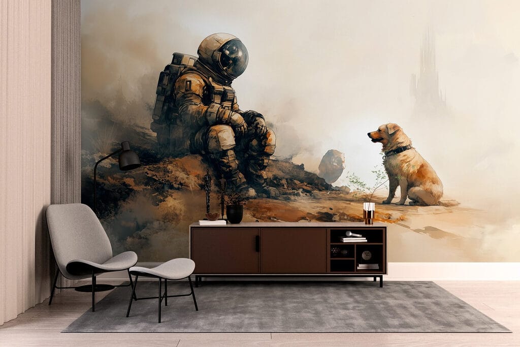 Astronautul întâlnește un câine — interior 2