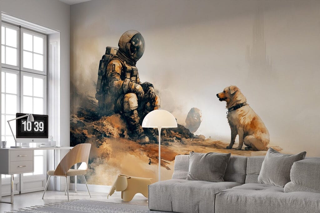 Astronautul întâlnește un câine — interior 5