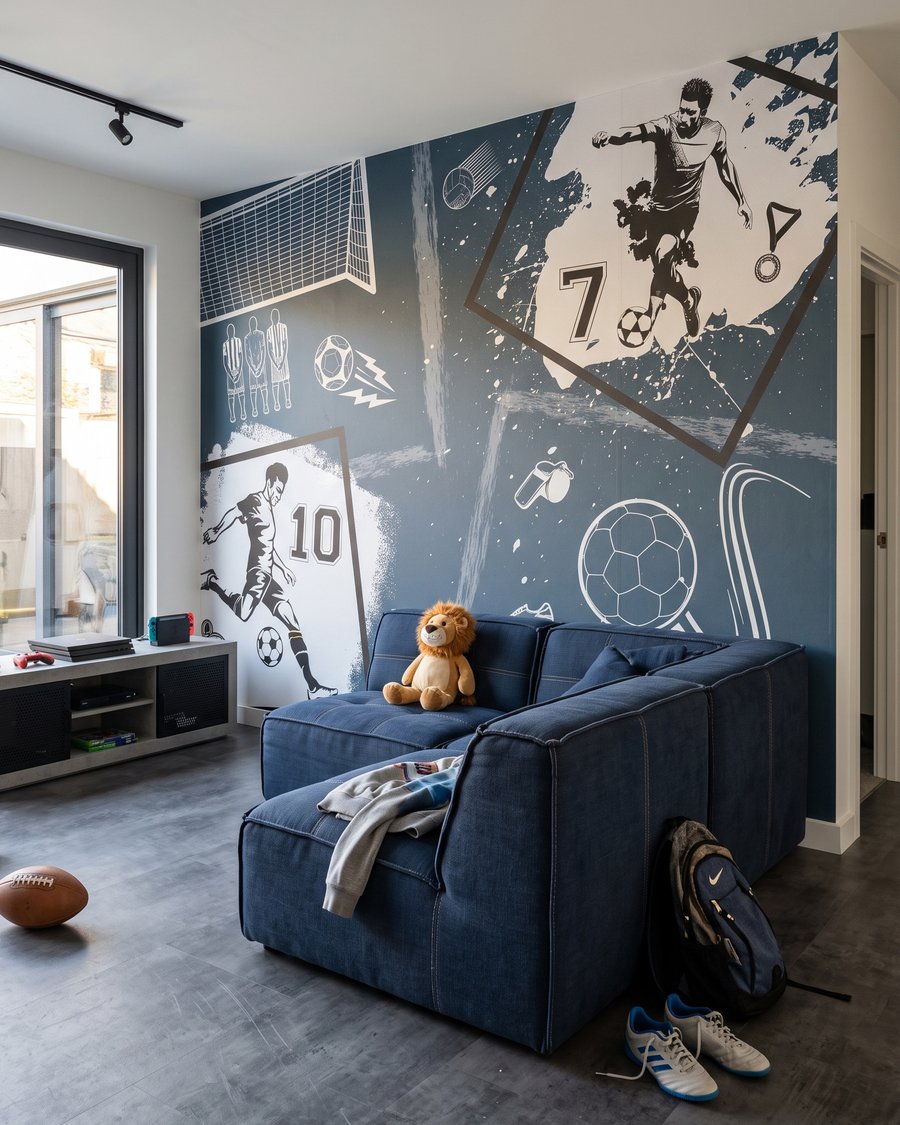 Lumea fotbalului — interior 1