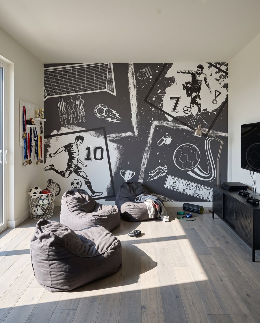 Lumea fotbalului — interior 1