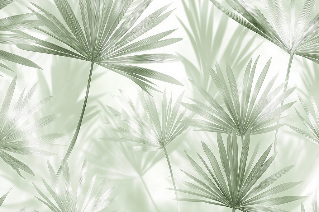 Palmieri albastre transparente — design complet
