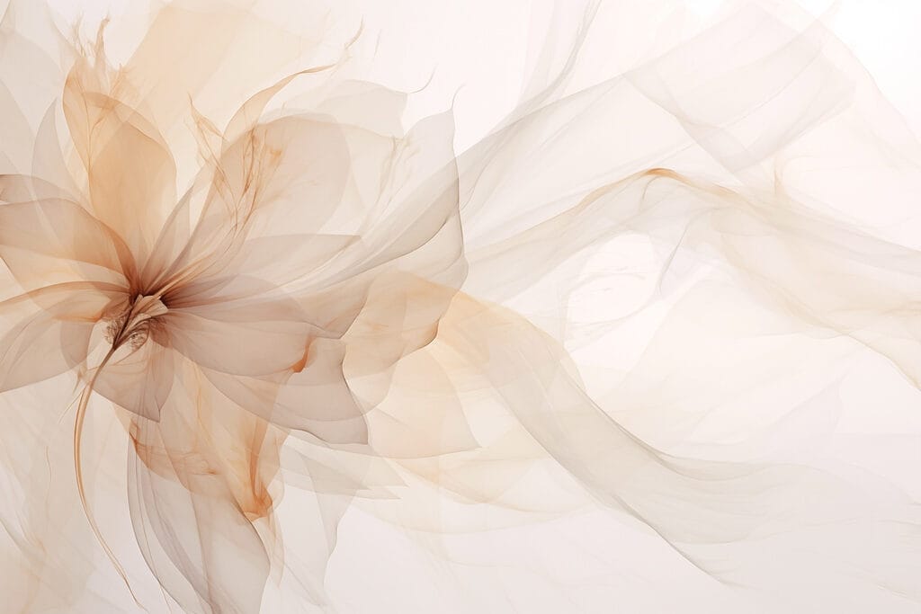 Floare în piersică deschisă — design complet