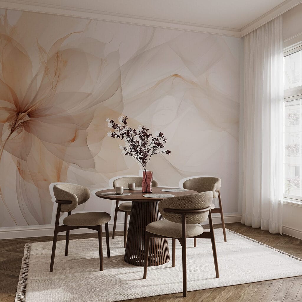 Floare în piersică deschisă — interior 2