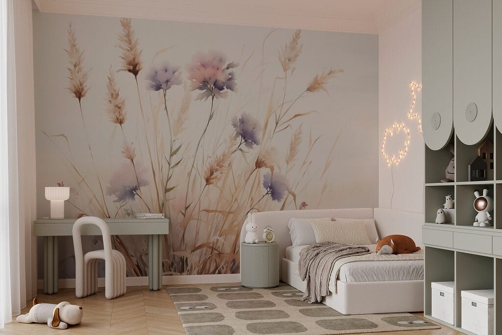 Flori între ierburi uscate — interior 2