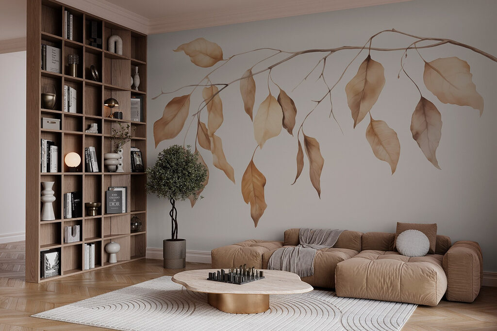 Frunze maro care atârnă — interior 1