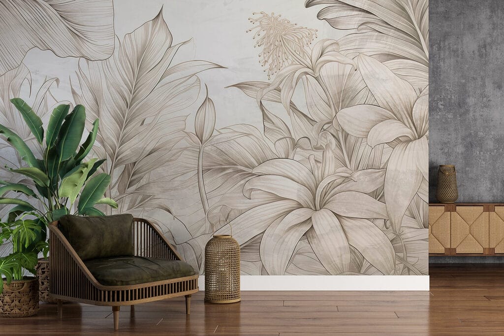Plante tropicale în hașuri — interior 2