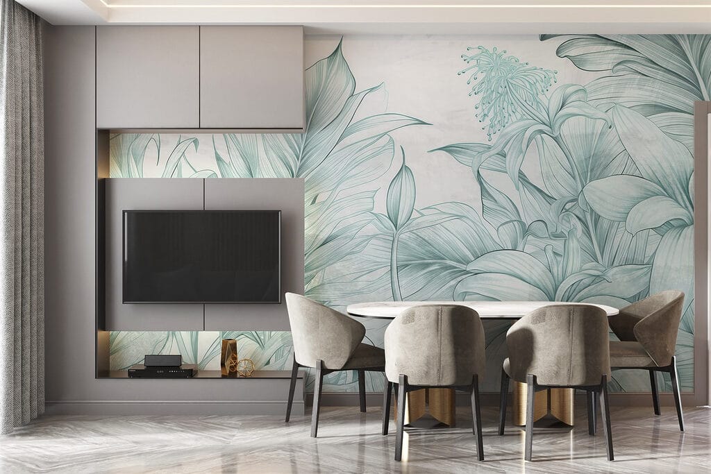 Plante tropicale în hașuri — interior 1
