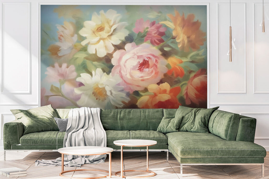Flori în tușe vizibile — interior 3