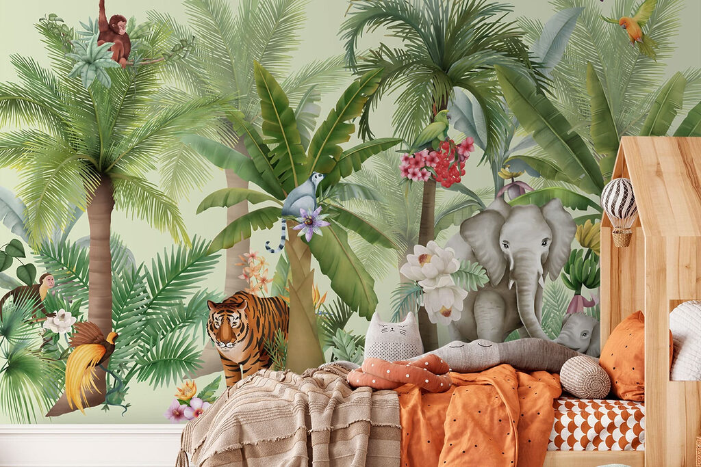 Animale printre palmieri — interior 1