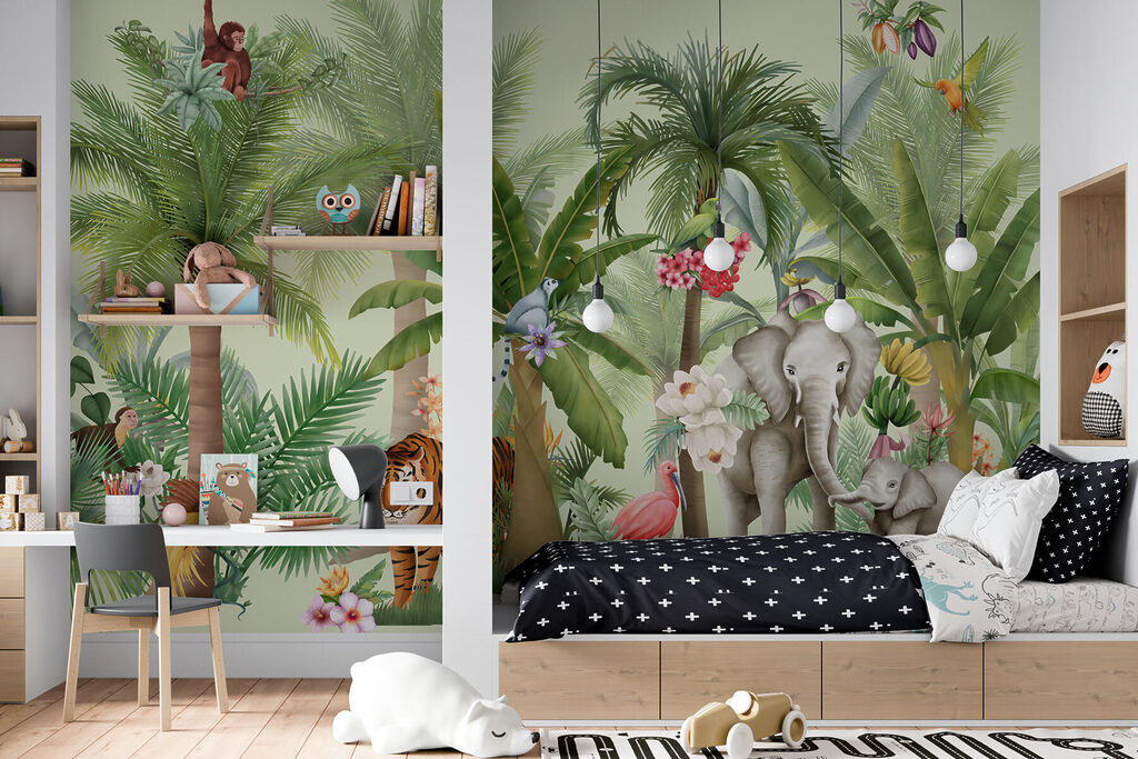 Animale printre palmieri — interior 3