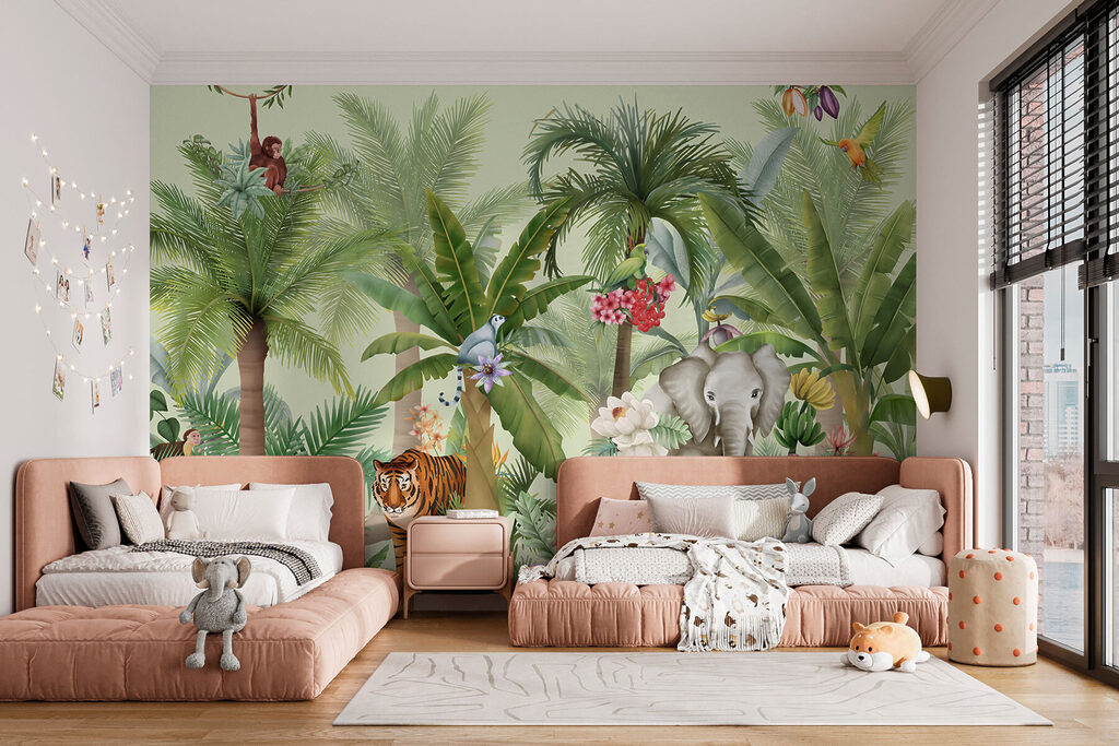 Animale printre palmieri — interior 4