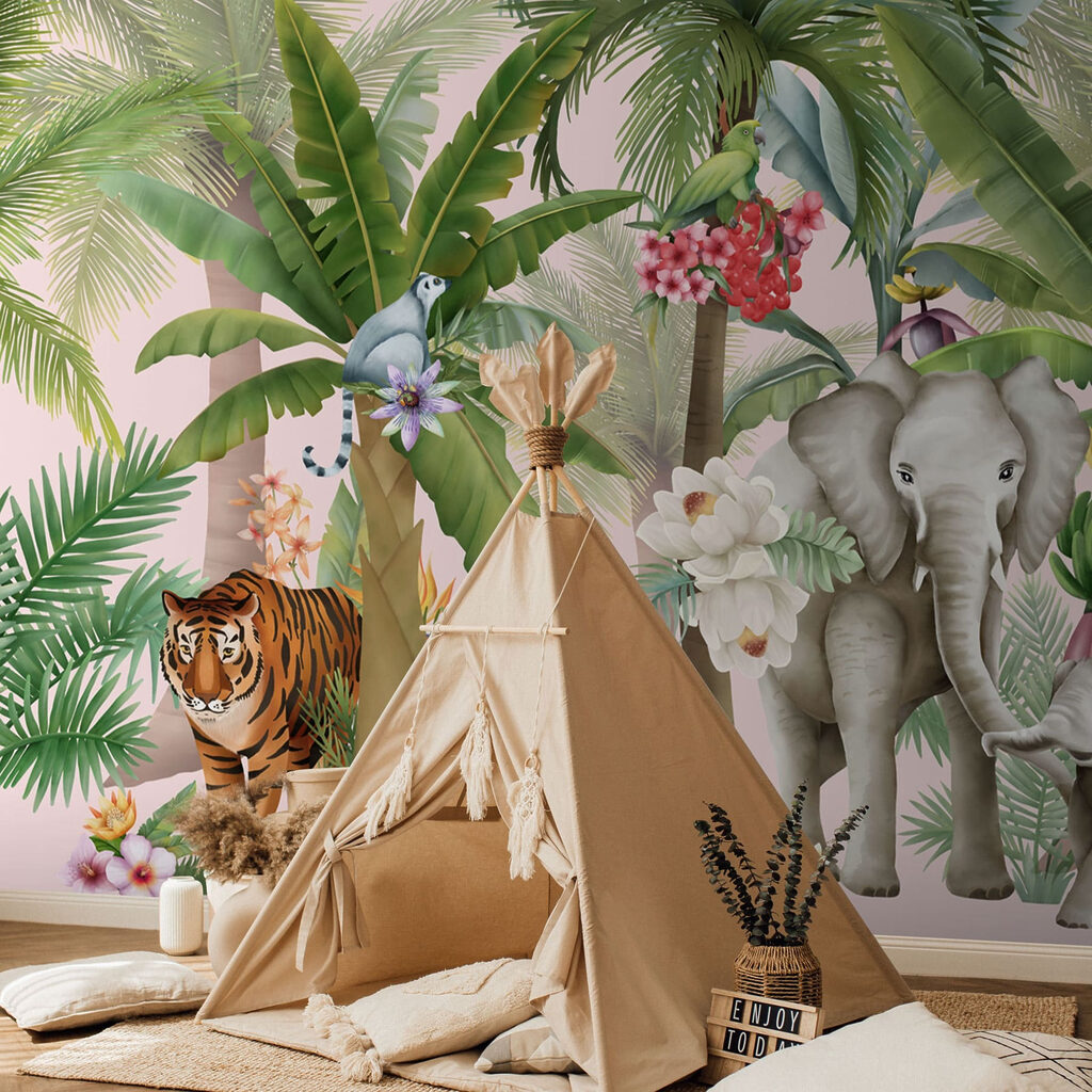 Animale printre palmieri — interior 2