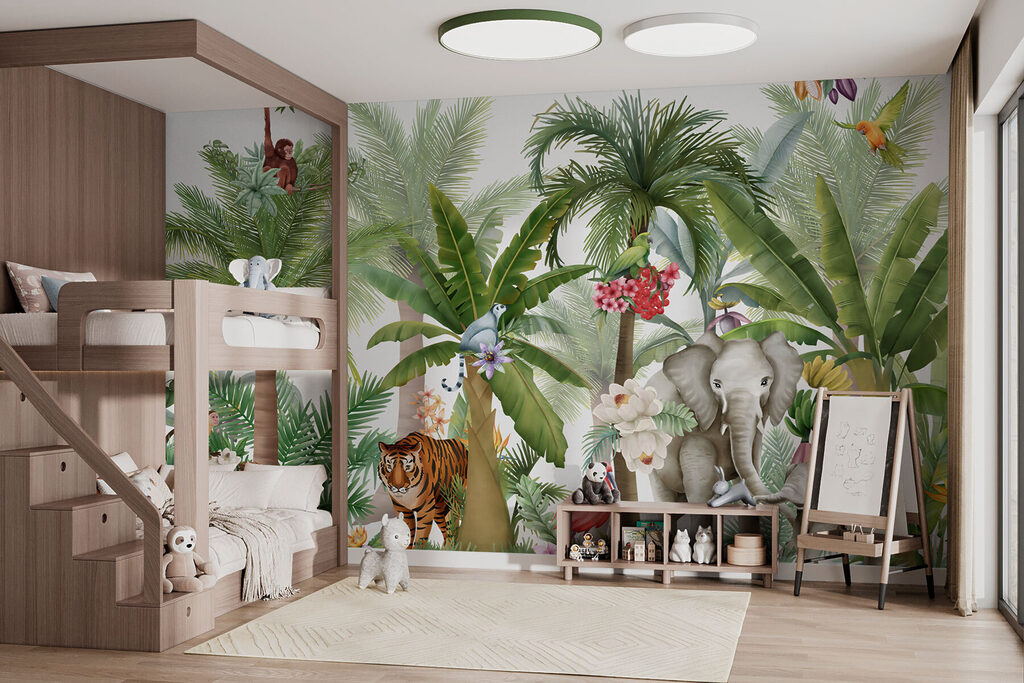 Animale printre palmieri — interior 1