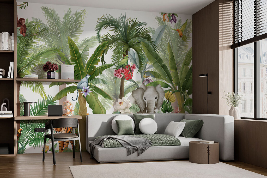 Animale printre palmieri — interior 3