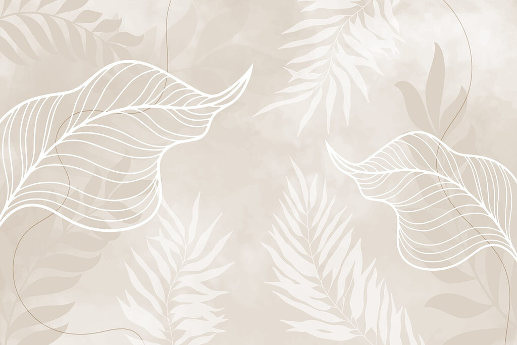 Frunze gri cu linii — design complet