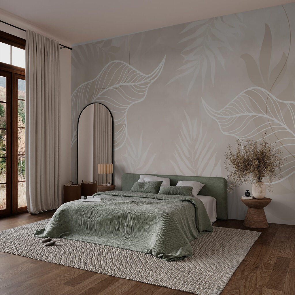 Frunze gri cu linii — interior 1