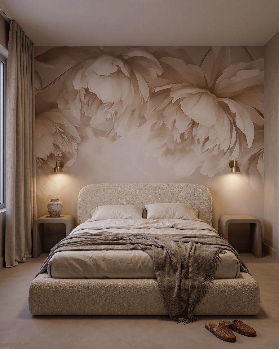 Flori crem suprapuse — interior 3
