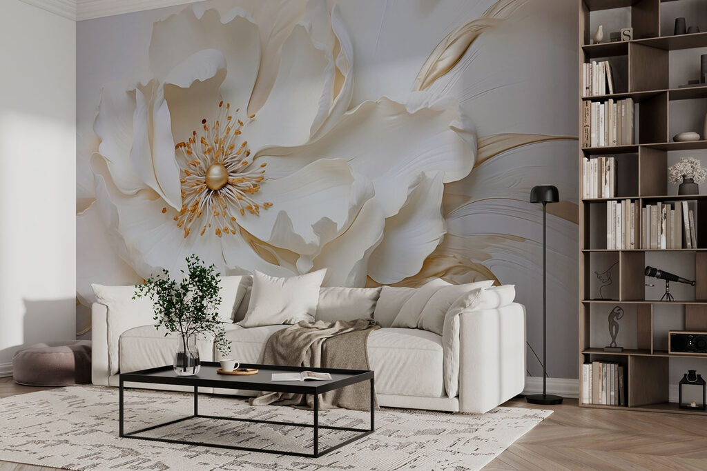 Floare albă — interior 3