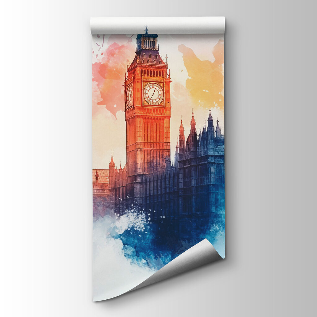 Big Ben și clădirile — vizualizare produs