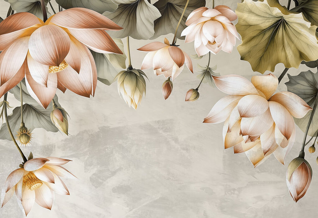 Ghirlandă de flori — design complet