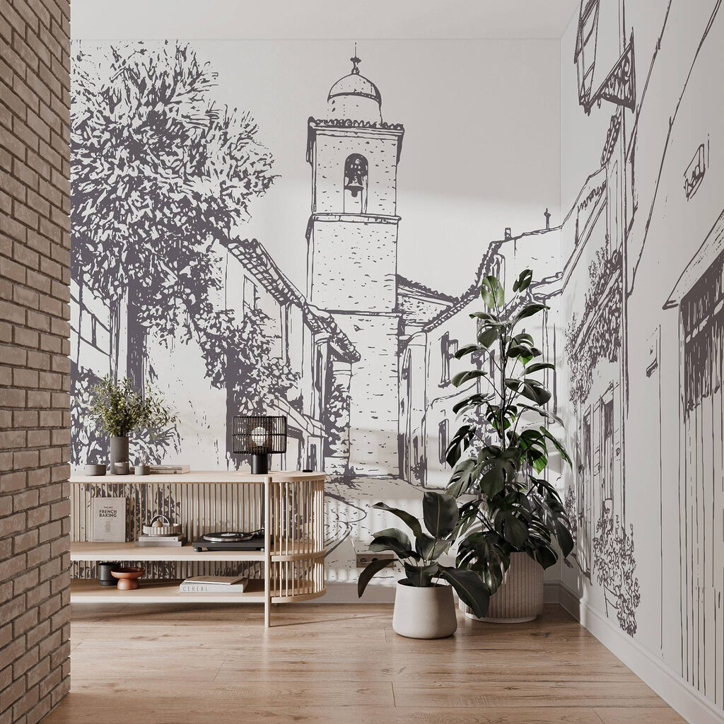Uliță de sat — interior 4
