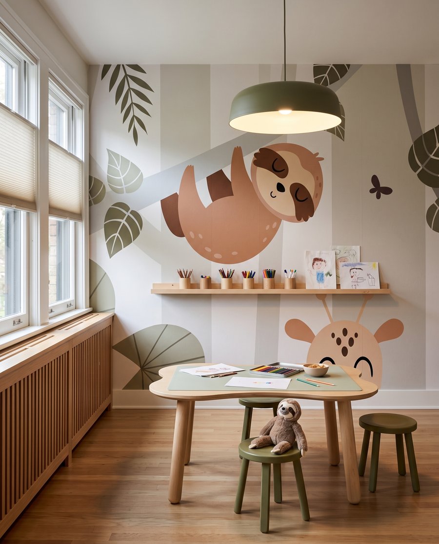 Prieteni între frunze mari — interior 3