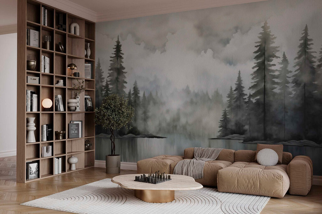 Pini deasupra lacului — interior 2