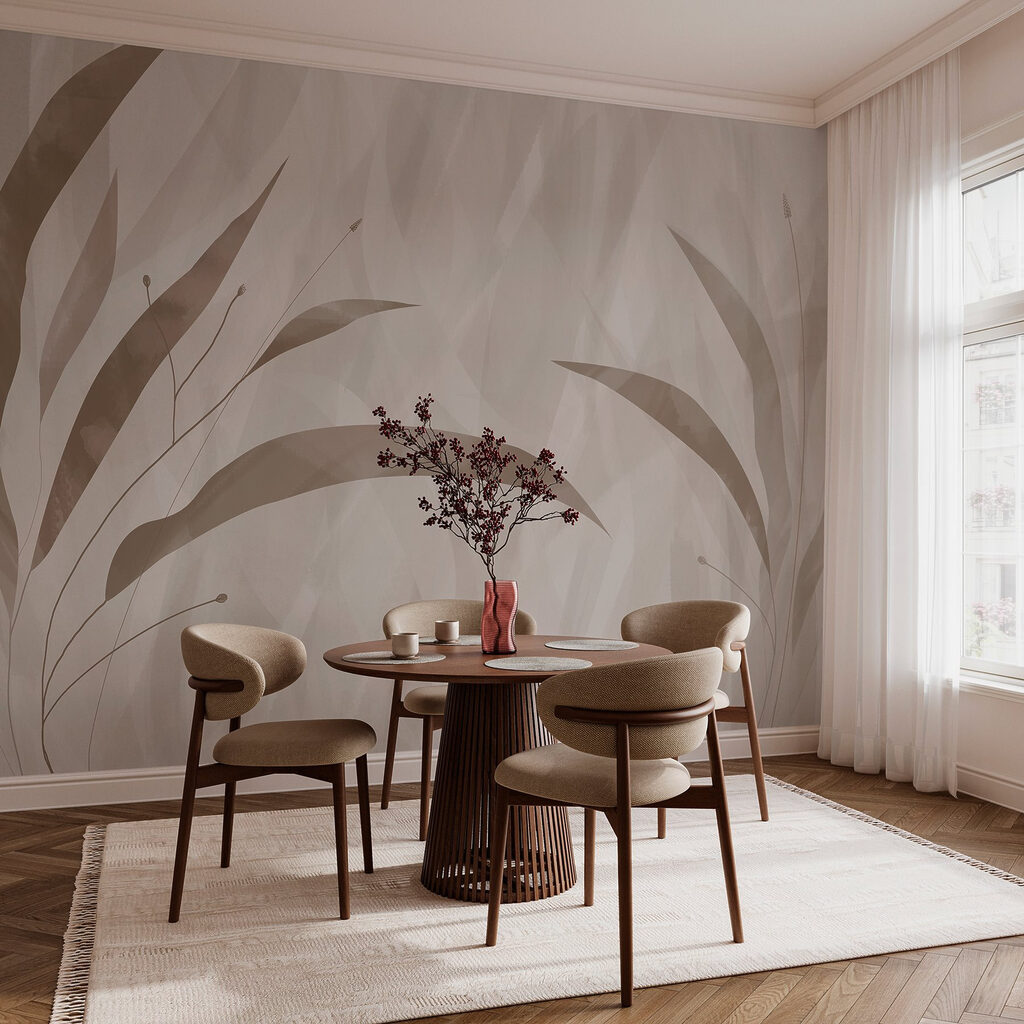 Frunze fine în bej — interior 6