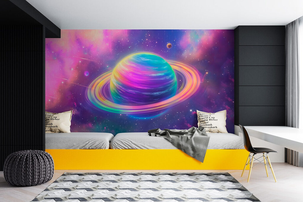Planetă curcubeu cu inele — interior 2