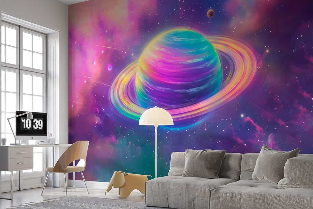 Planetă curcubeu cu inele — interior 3