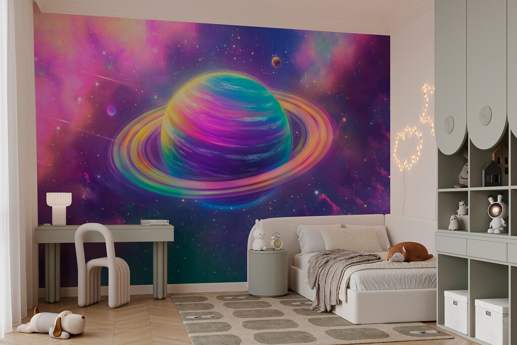 Planetă curcubeu cu inele — interior 4