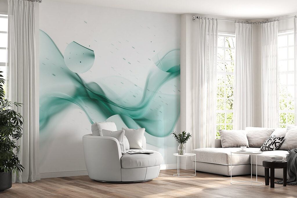 Forme fluide cu stropi — interior 2