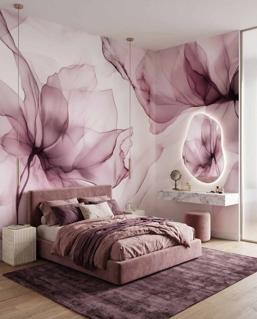 Două flori transparente — interior 1