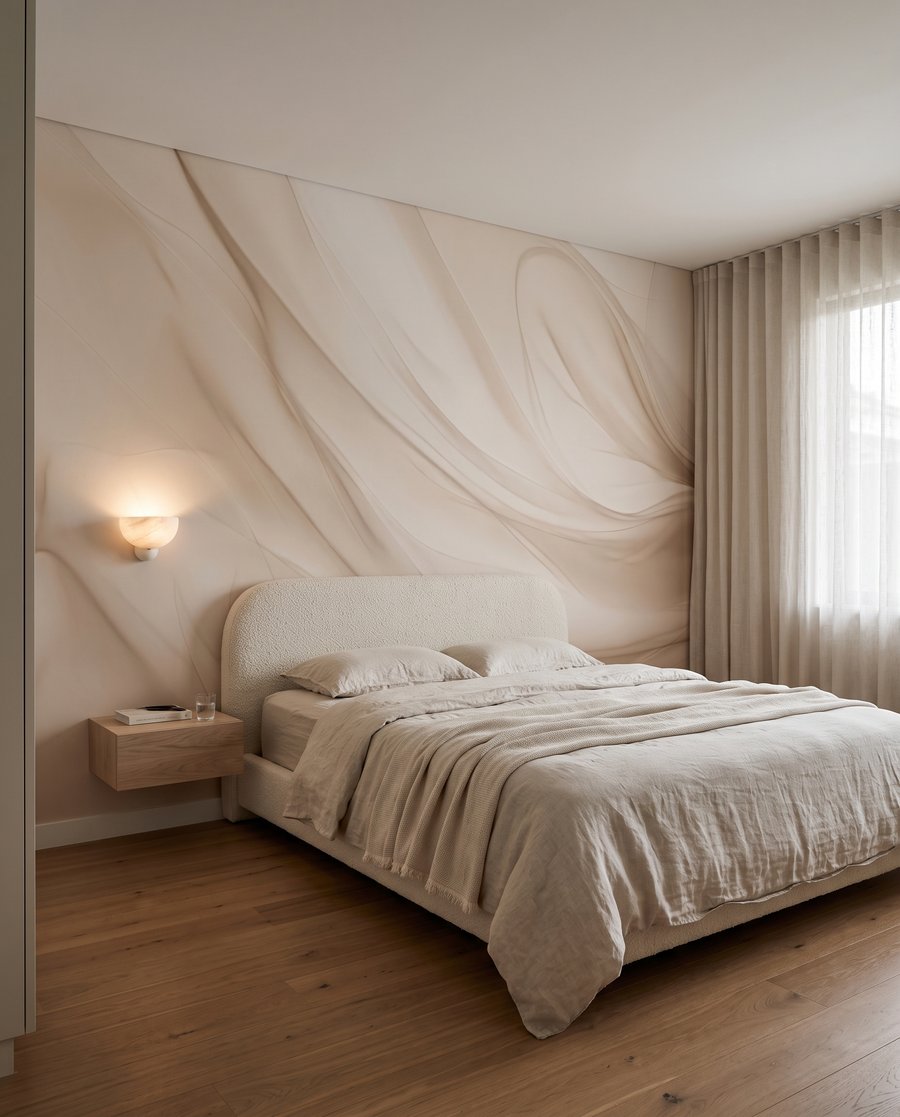 Țesătură crem în mișcare — interior 2