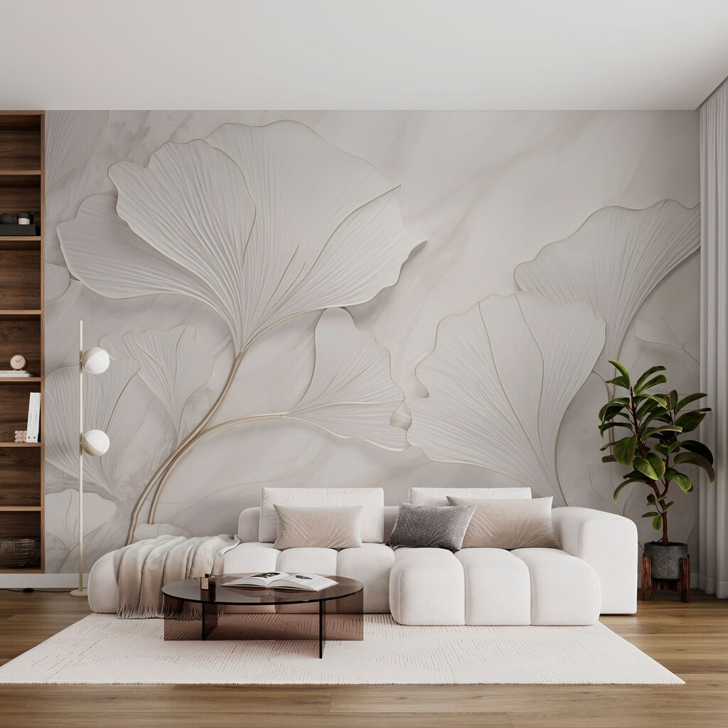 Ginkgo cu contur auriu — interior 3
