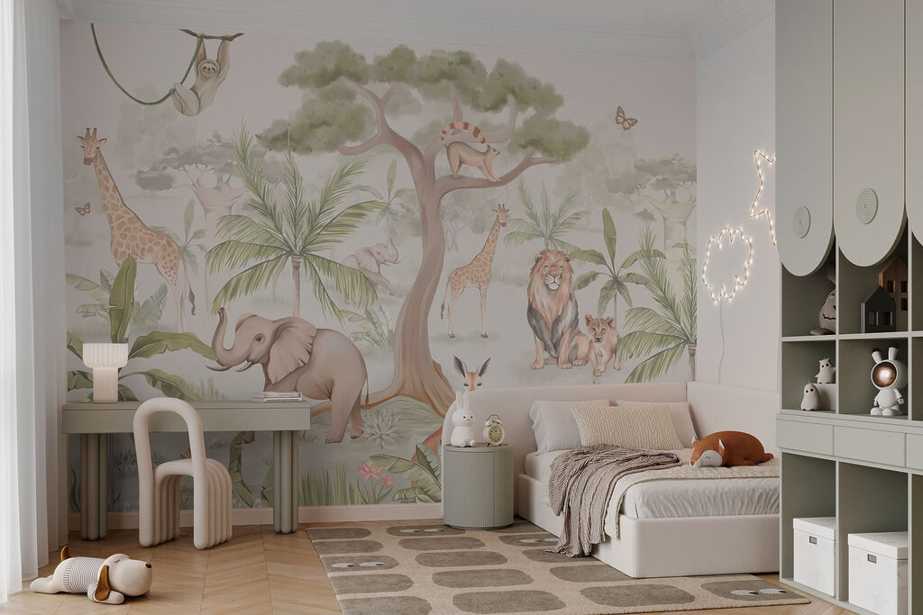 Animale în jurul copacului — interior 1