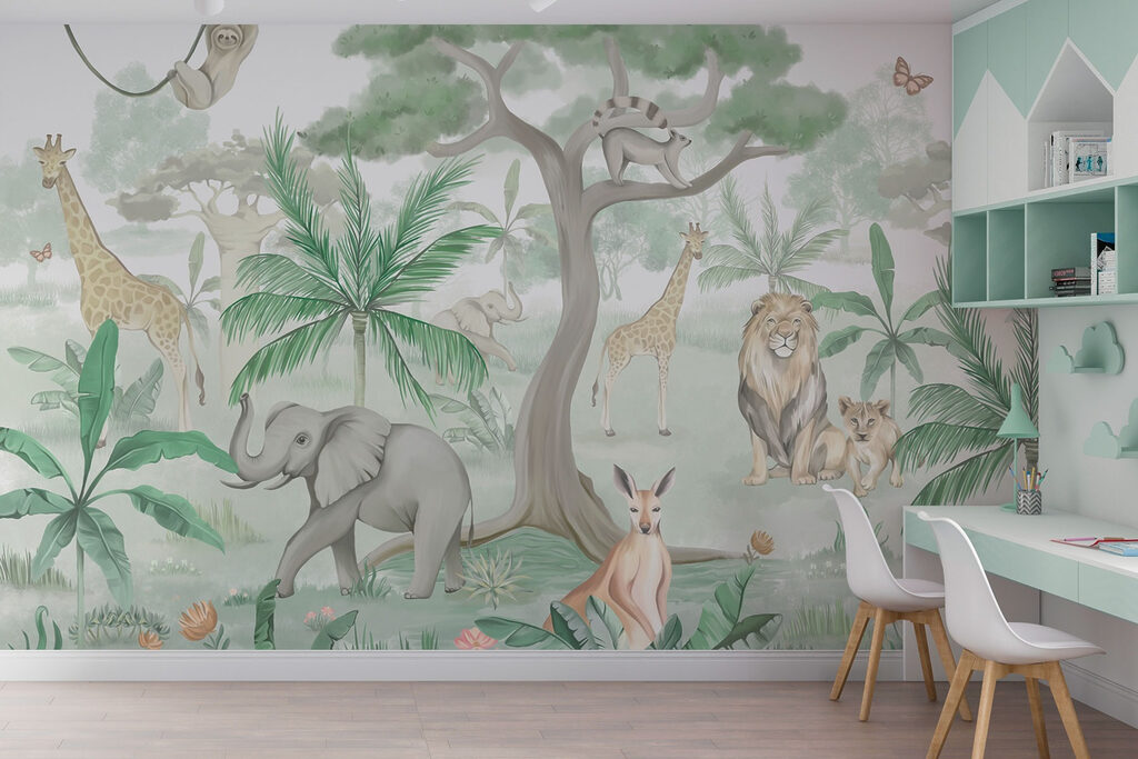 Animale în jurul copacului — interior 1