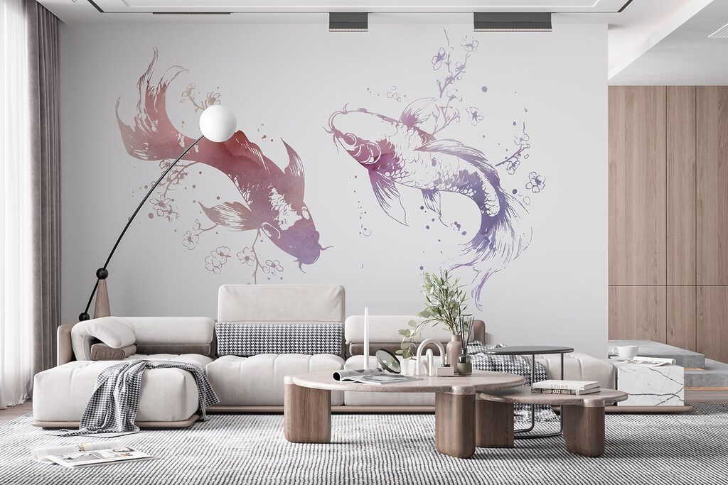Doi pești în stropi — interior 2