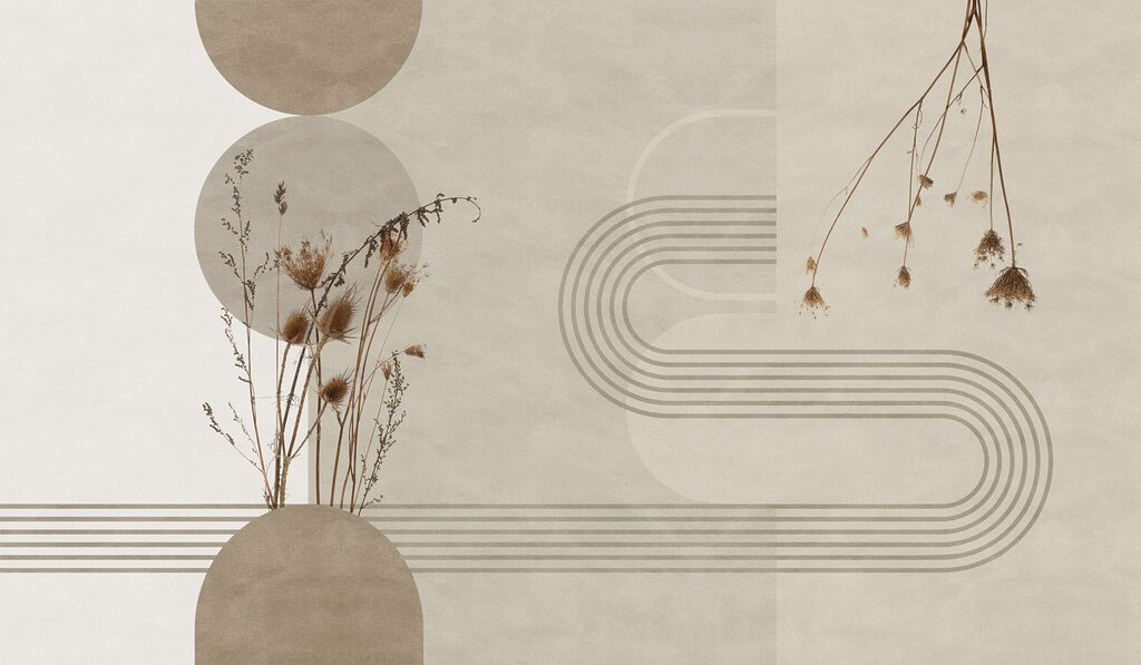 Flori uscate printre curbe — design complet