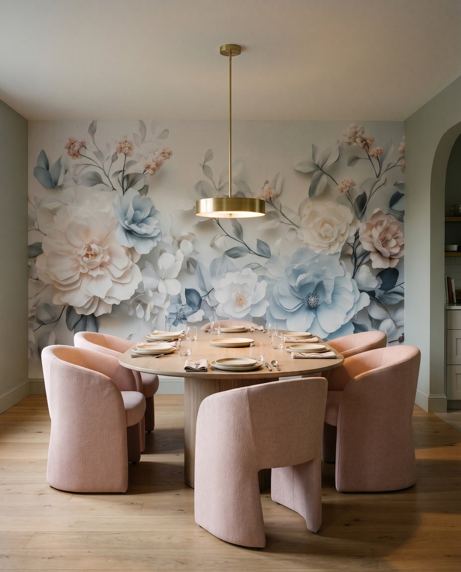 Flori albe cu mugurași — interior 6