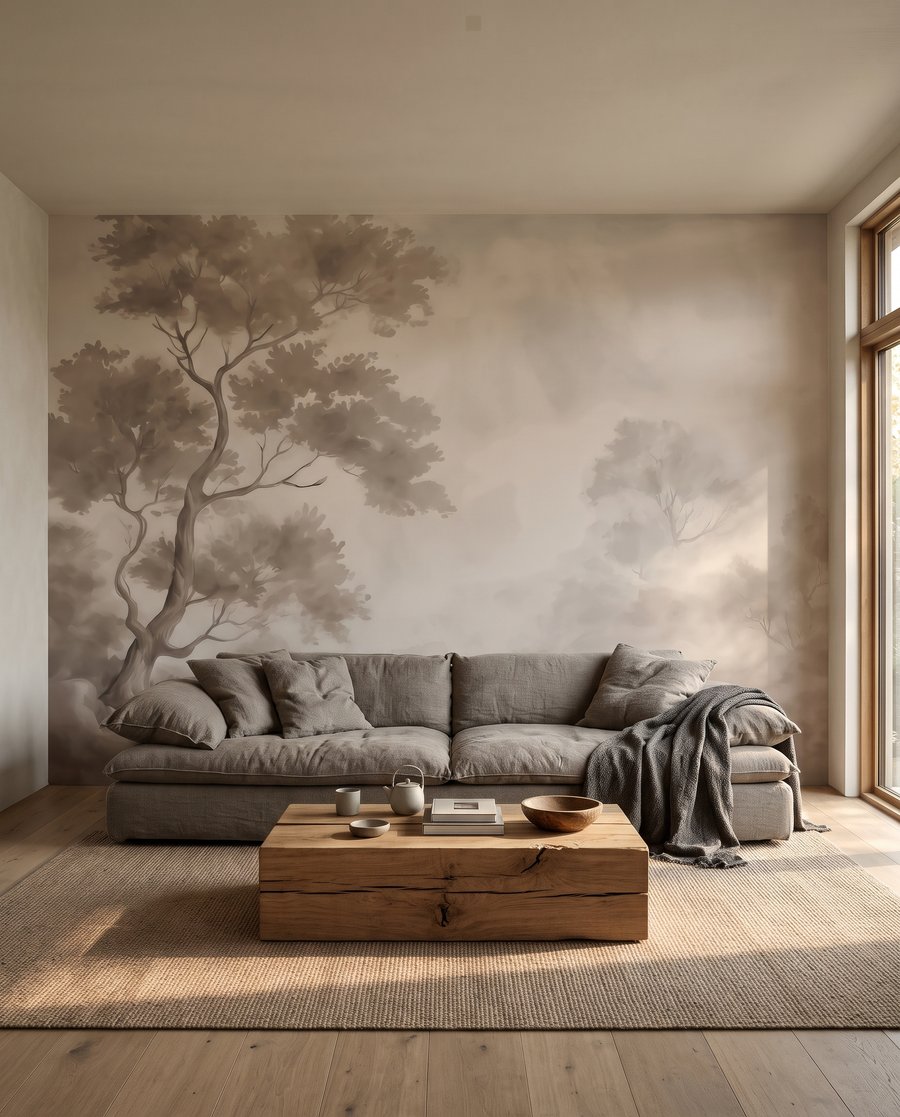 Copac înalt în ceață — interior 3