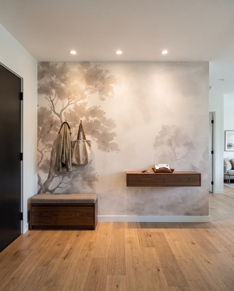Copac înalt în ceață — interior 5