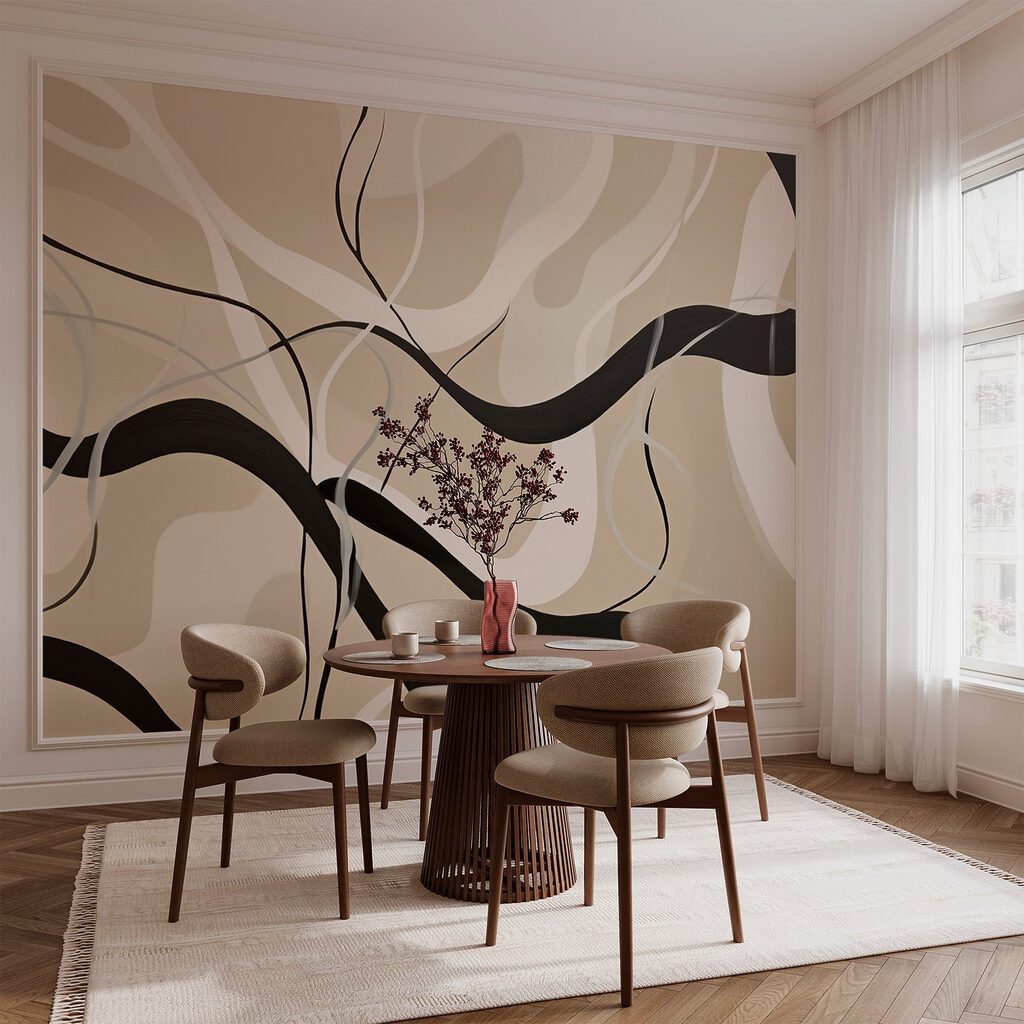 Panglici negre pe bej — interior 2