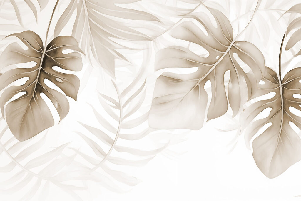 Frunze albastre cu umbre — design complet