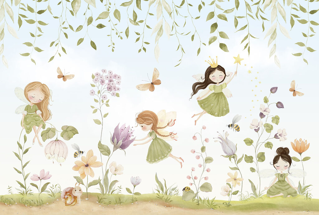 Zânișoare printre flori — design complet