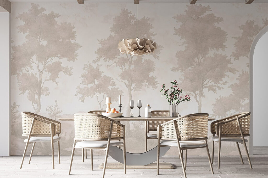 Copaci pe teren stâncos — interior 6