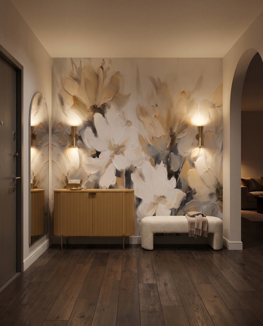 Tușe largi pe tulpini — interior 6