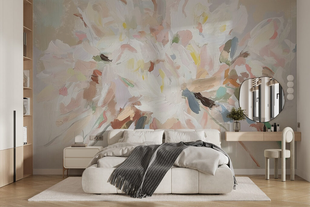 Flori albe pictate — interior 1